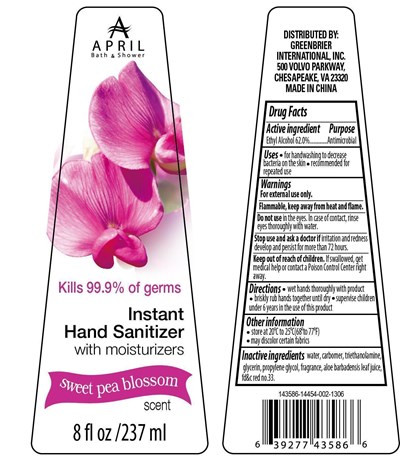 Label Image (Sweet Pea Label)